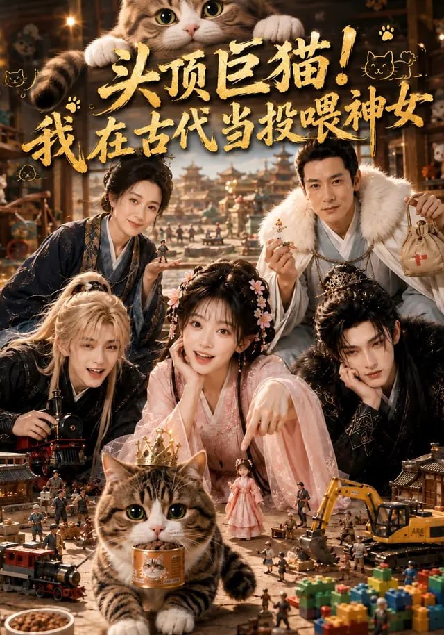 头顶巨猫！我在古代当投喂神女(全集)